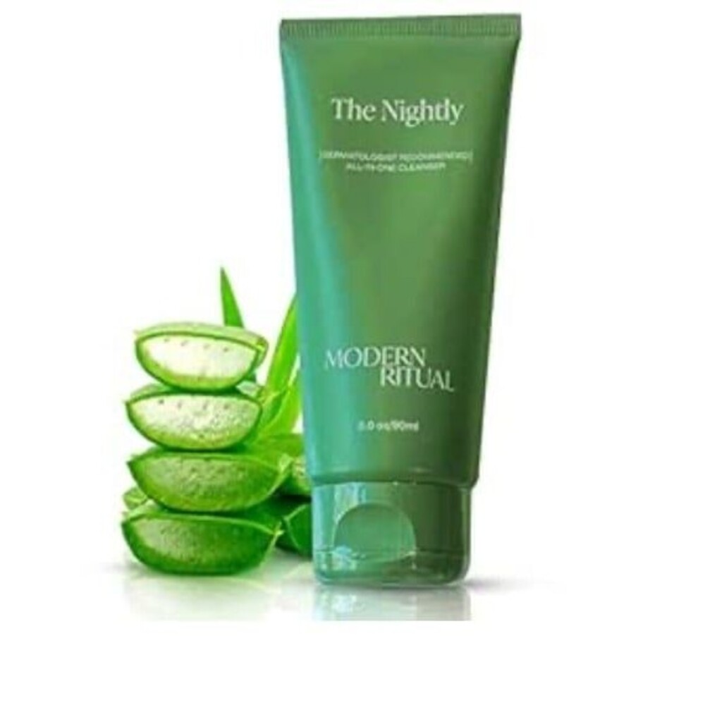 New SEALED The Nightly All-In-One Cleanser Modern Ritual Face Wash 3.0 FL OZ